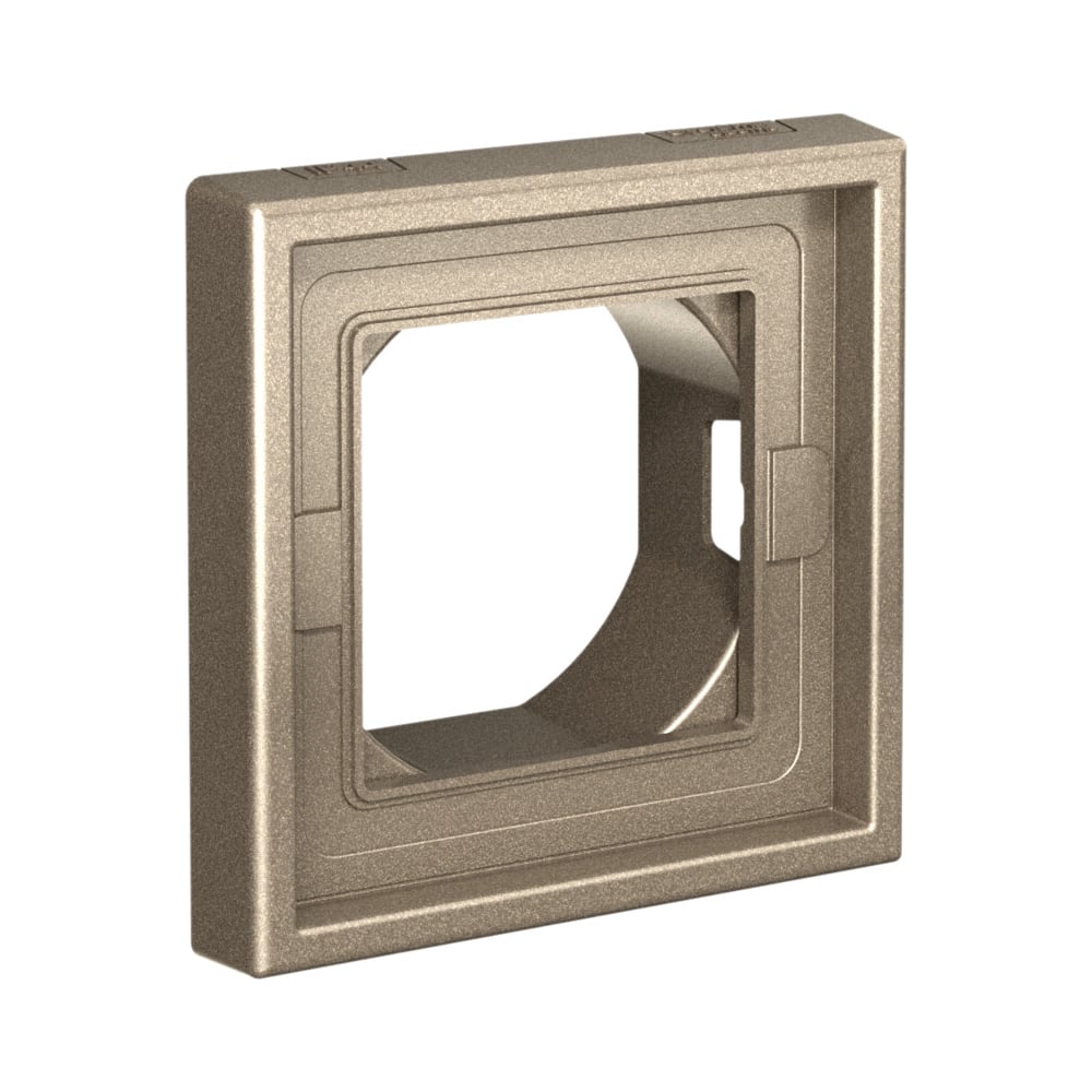 Изображение товара 1-постовая рамка Systeme Electric ARTGALLERY IP44, шампань GAL440501