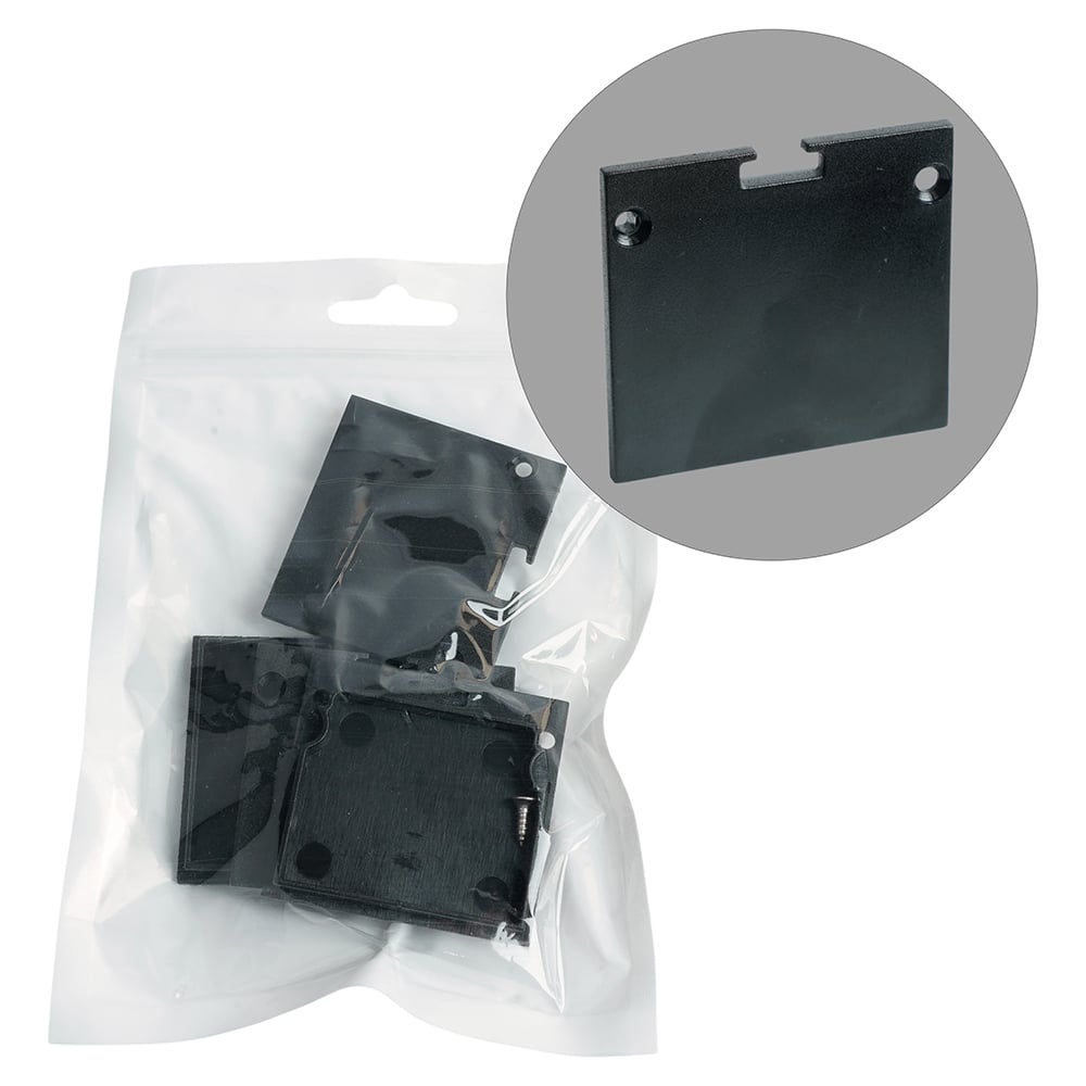 Изображение товара Заглушка FERON черная без отверстия для профиля CAB268, LD237 (комплект 4шт) 52091