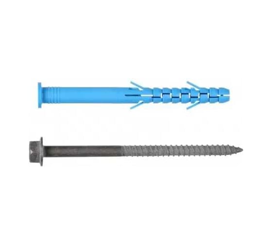 Изображение товара Дюбель фасадный Госкреп 10х160 с шурупом и антикорр. покрытием ТДЦ (4 шт), подвес 15-0012392