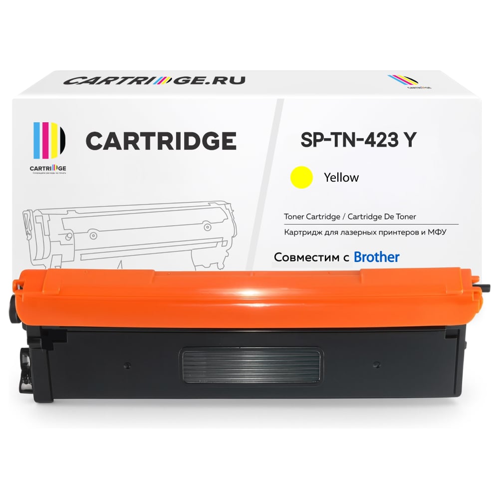 Изображение товара Картридж Solution Print SP TN-423 Y для Brother желтый Изображение товара Картридж Solution Print SP TN-423 Y для Brother желтый