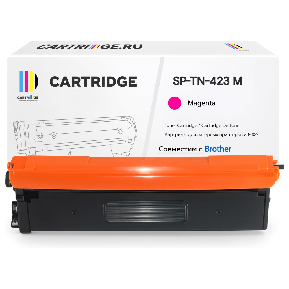 Изображение товара Solution Print SP TN-423 M - пурпурный картридж Brother Изображение товара Solution Print SP TN-423 M - пурпурный картридж Brother