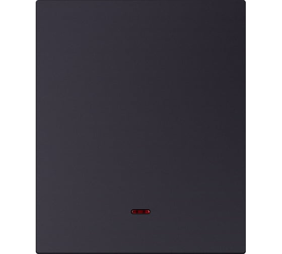 Изображение товара Выключатель 1-клавишный SMARTBUY с индикатором модульный 10А черный акрил Альтаир SBE-m11ba-10-SW1-1