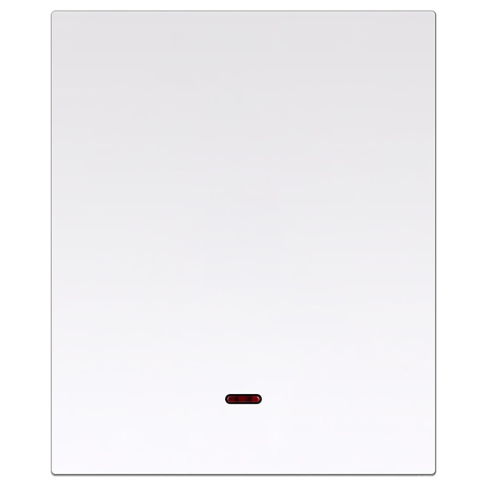 Изображение товара Выключатель 1-клавишный SMARTBUY с индикатором модульный 10А белый Альтаир SBE-m11w-10-SW1-1