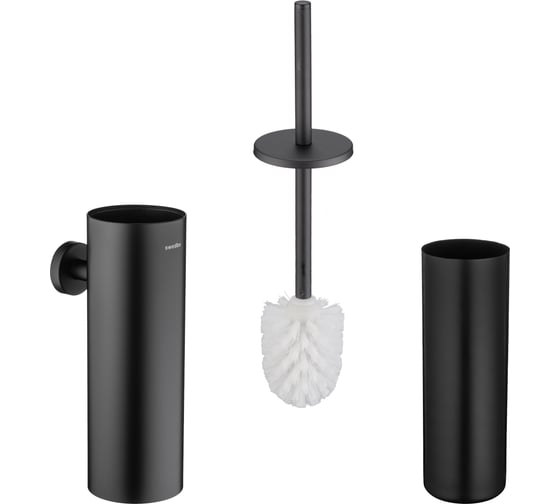 Изображение товара Ёршик для унитаза настенный Swedbe Attribut черн. мат., арт. 9808B