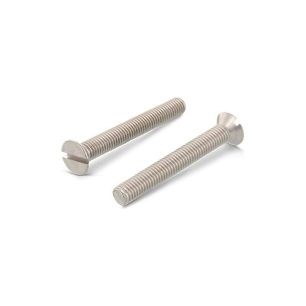 Изображение товара Винты DIN963 Глобал М6х14 SL10x1.6 нержавеющая сталь А4