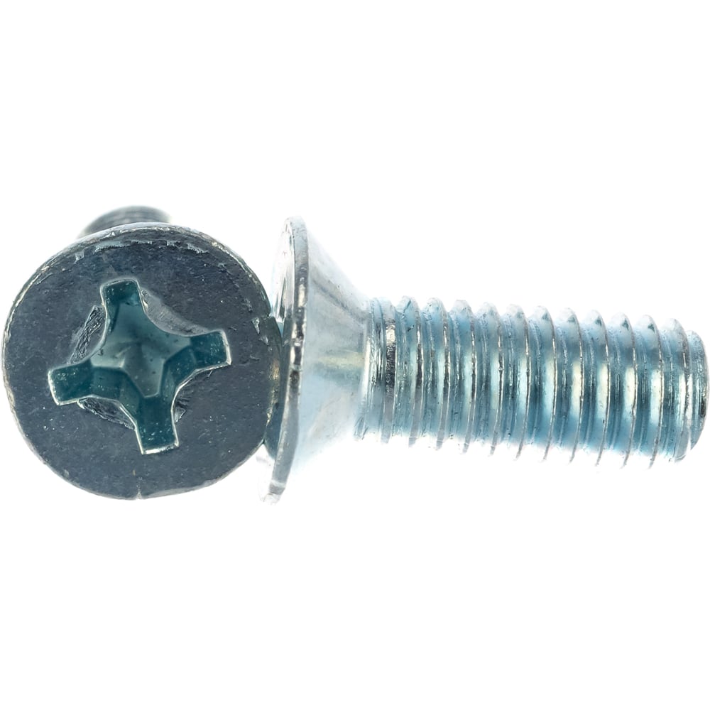 Изображение товара Винт DIN965 М6x16 потайная резьба сталь цинк Глобал