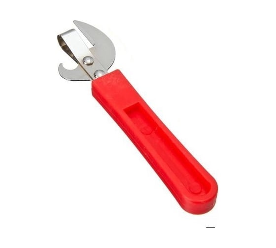 Изображение товара Открывалка для консервных банок КОШКИН ДОМ с пластиковой ручкой, 14x3.5 см 50-12-009