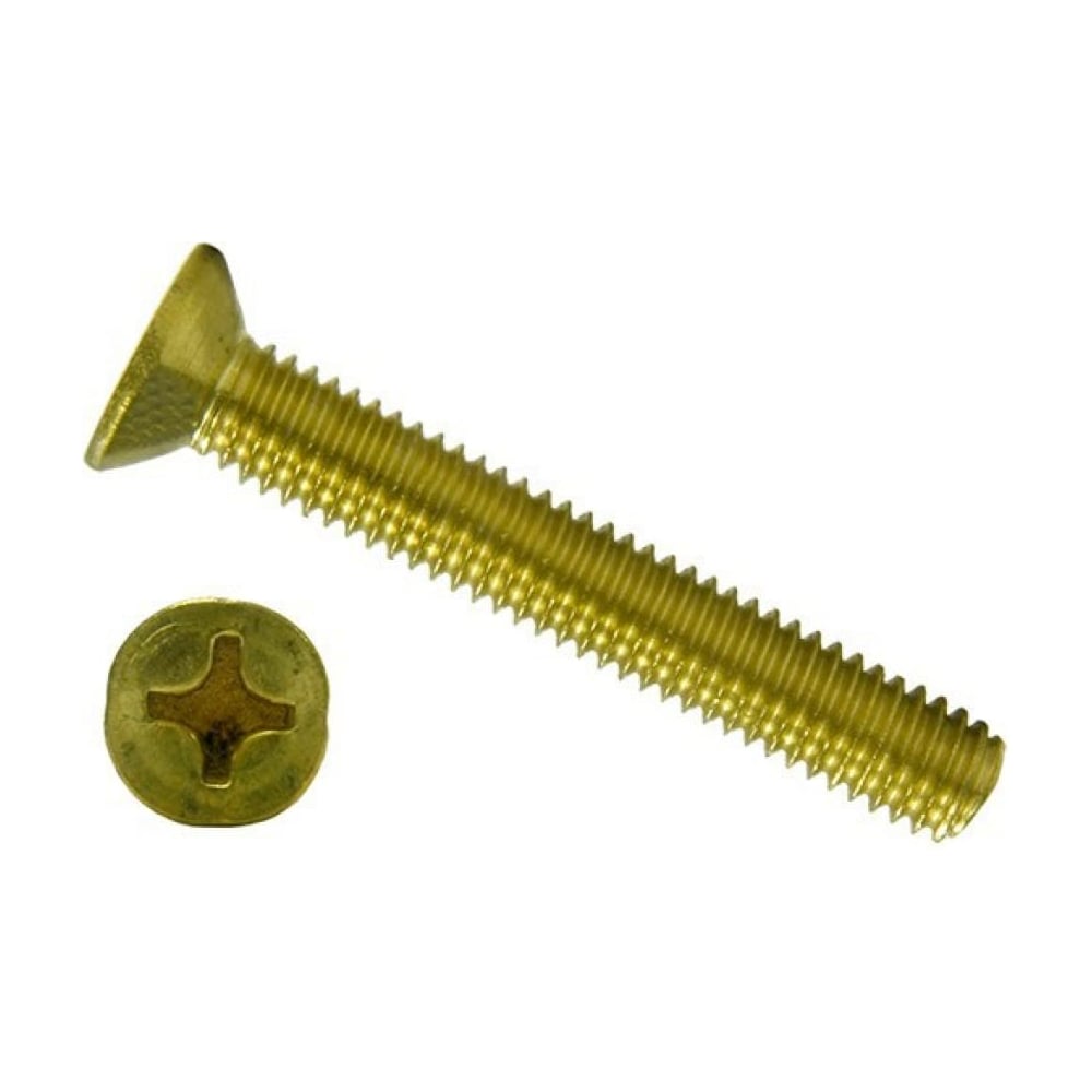 Винт ЦКИ Глобал DIN965 М3x16, латунь, Ph 1, 200 шт. 47720