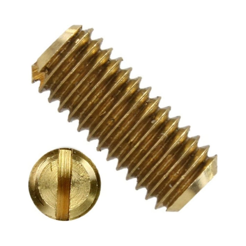 Изображение товара Винт установочный Глобал DIN551 М5x16 латунь без головки