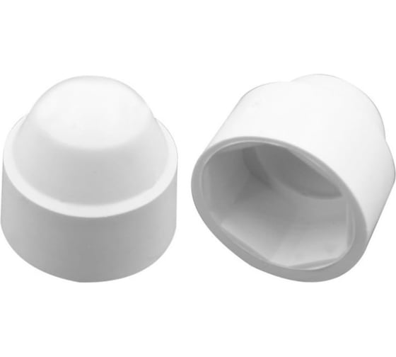 Изображение товара Колпачок на болт гайку ЦКИ Глобал М8 белый, 100 шт. 47152