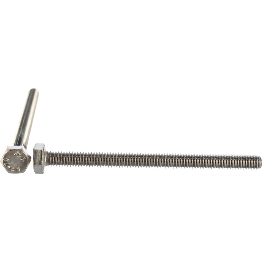 Изображение товара Болт DIN933 М6×80 A2 - нержавеющая сталь, шестигранная голова