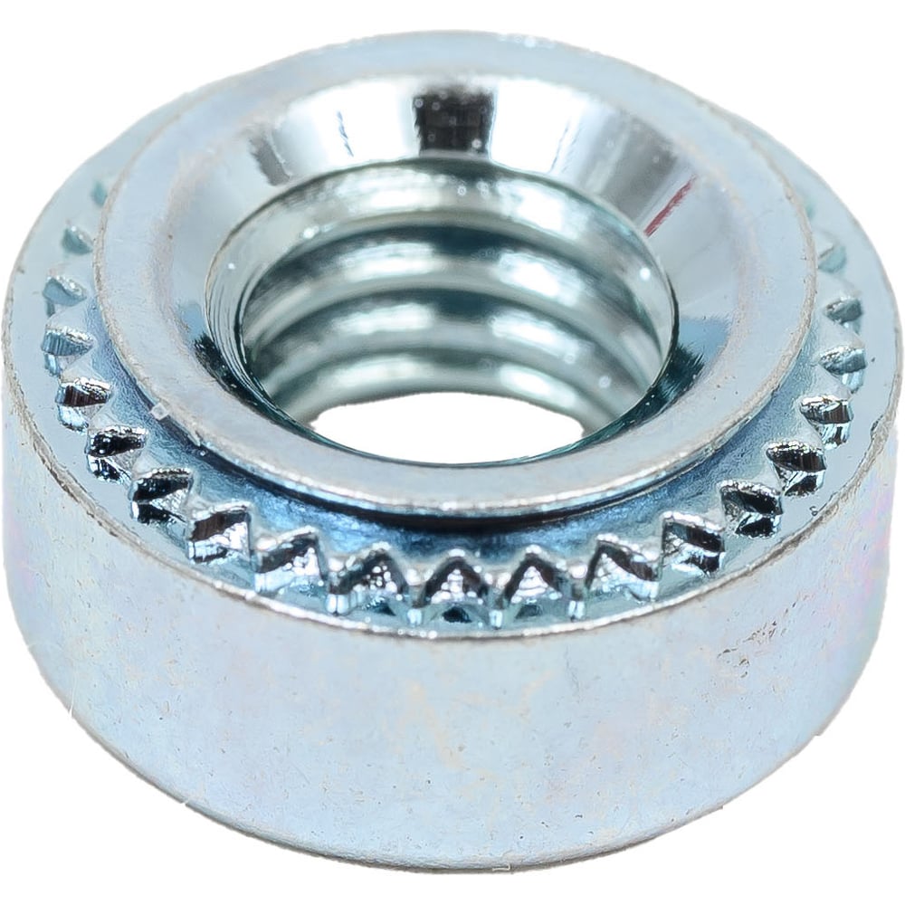 Изображение товара Круглая запрессовочная гайка ЦКИ Глобал S М6-0 1,2 мм, цинк, 20 шт. 3105007