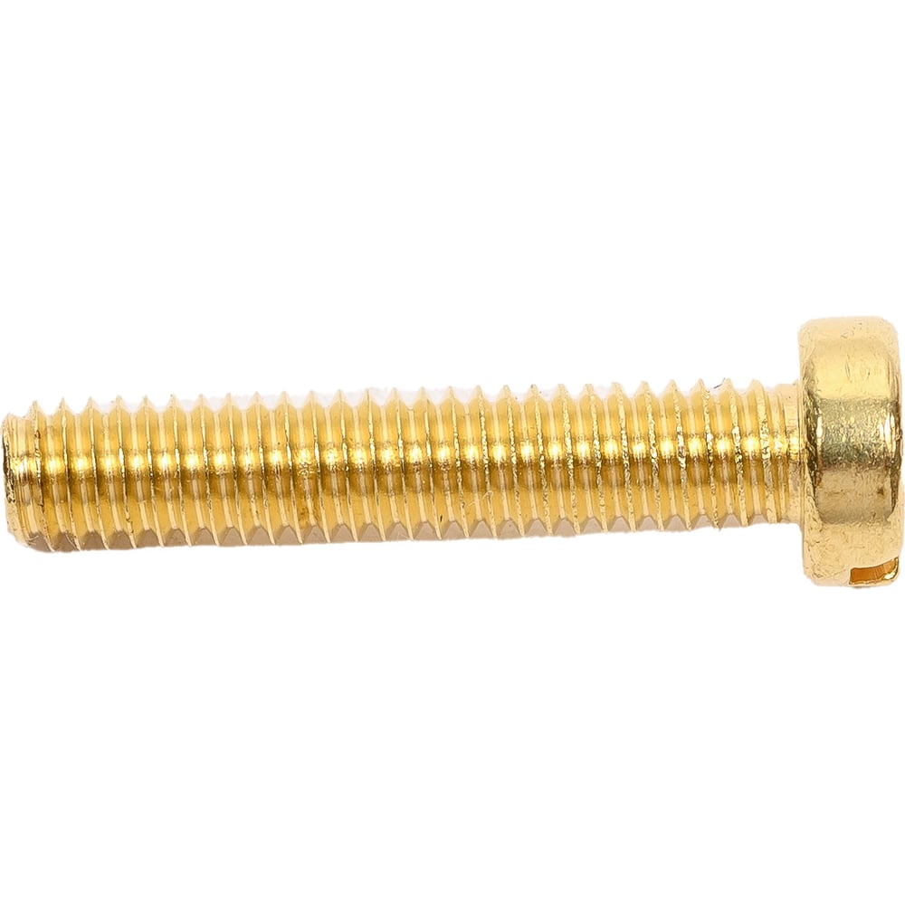 Изображение товара Винт ЦКИ Глобал DIN84 М4х20 ЛАТ. SL 6.5х1.2 уп. 100 шт. 63200