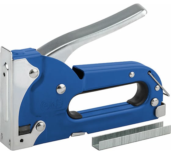 Изображение товара Степлер для узких скоб MOS металлический корпус, 4-8 мм 32074М