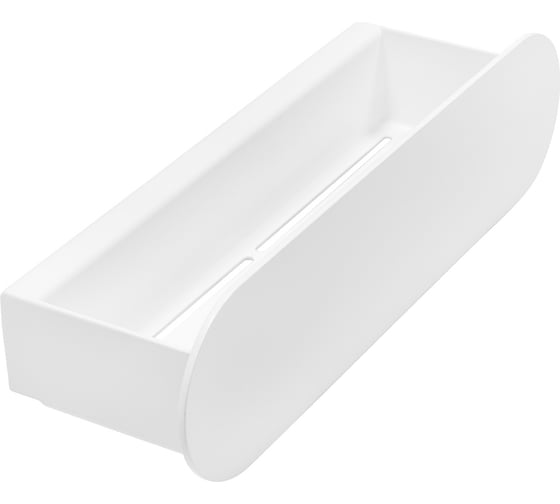 Изображение товара Полка для ванной комнаты GreenWeen OMEGA 300 мм, белая GW-OMEGA-300-W