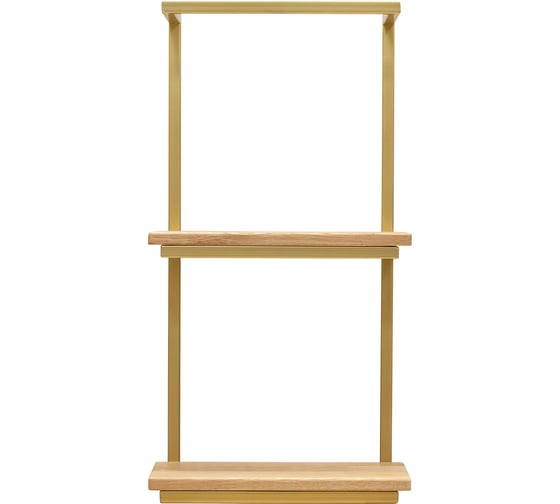 Изображение товара Навесная полка GreenWeen TWIN золотая GW-TWIN-G-80