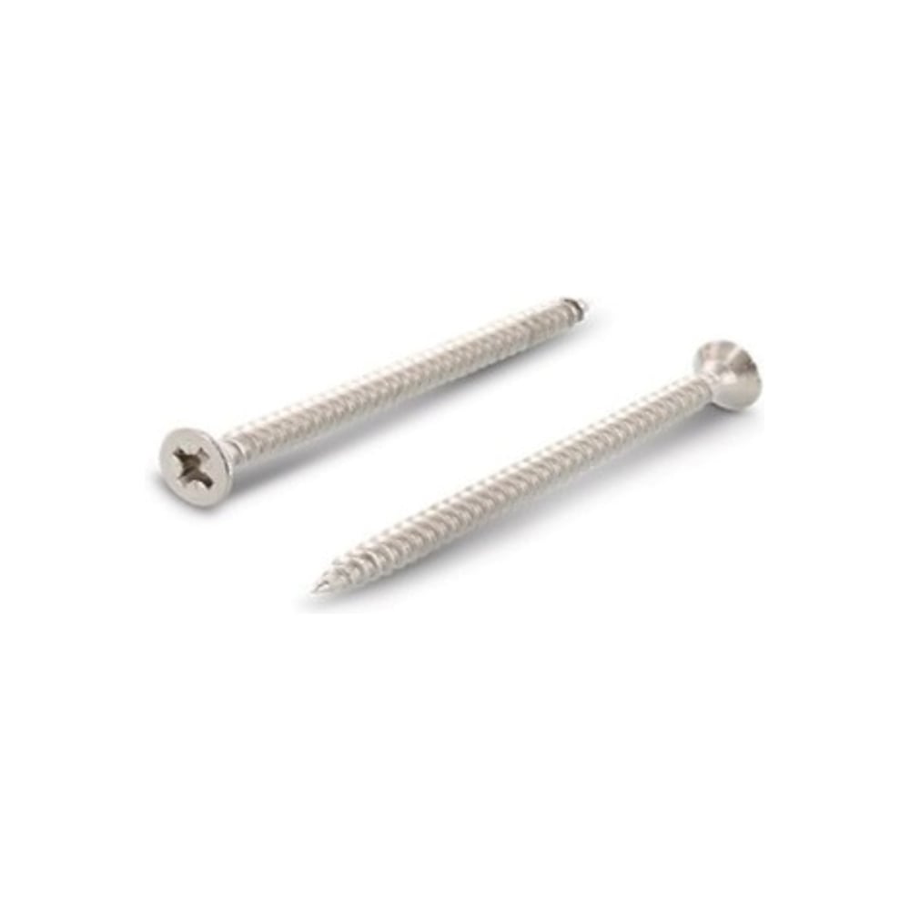 Изображение товара Саморез ЦКИ Глобал потайной 3x30 из нержавеющей стали A2 Изображение товара Саморез ЦКИ Глобал потайной 3x30 из нержавеющей стали A2