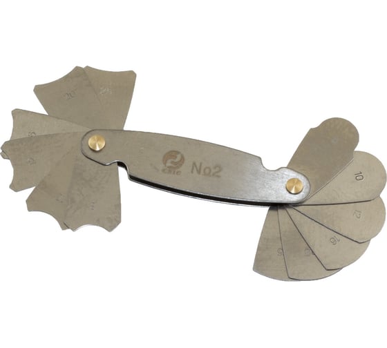 Изображение товара Набор радиусных шаблонов CNIC №2 R 8-25мм 54328