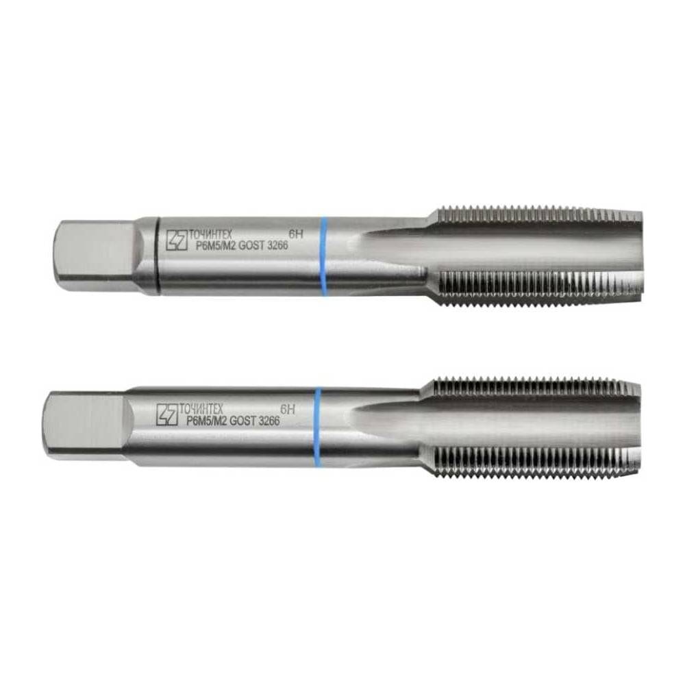 Изображение товара Метчик ТОЧИНТЕХ М20х1,5 Р6М5(М2) ГОСТ 3266-81, 2 шт