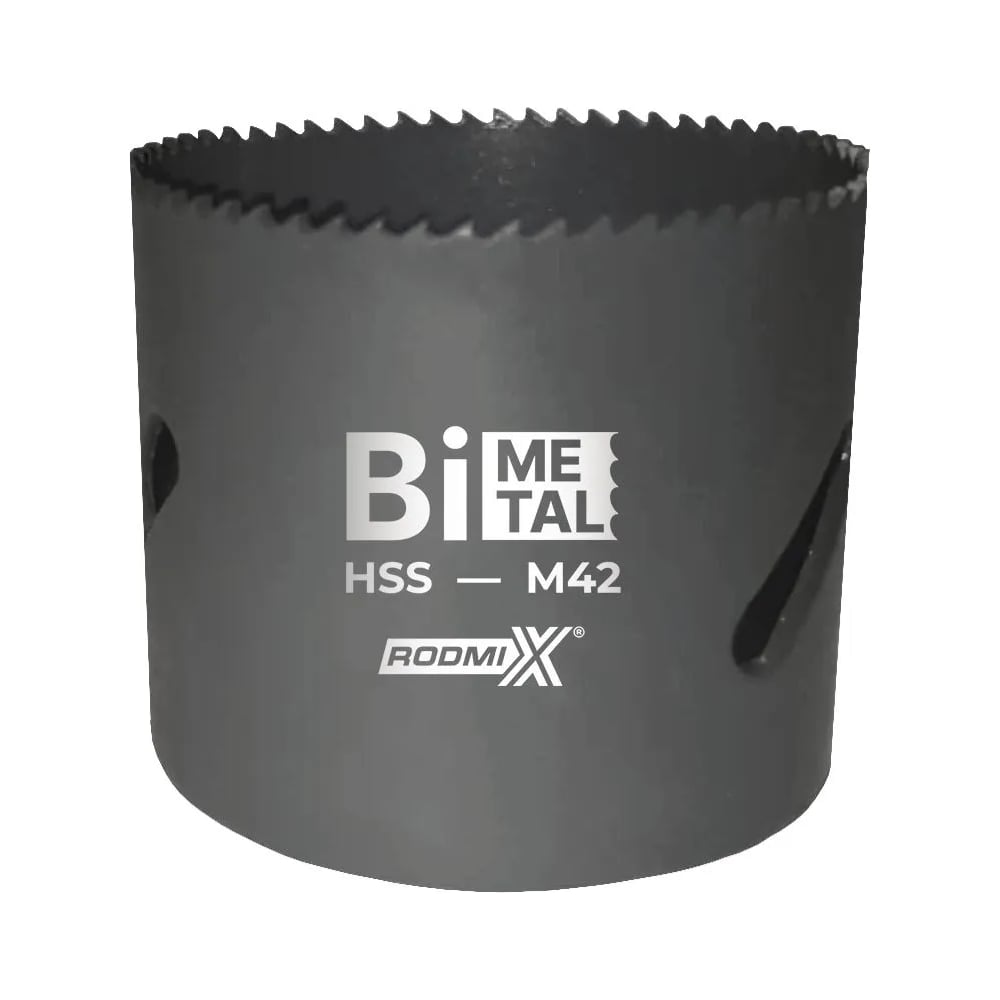 Коронка биметаллическая RODMIX HSS M42, 10 TPI 65х41 мм 32100006541