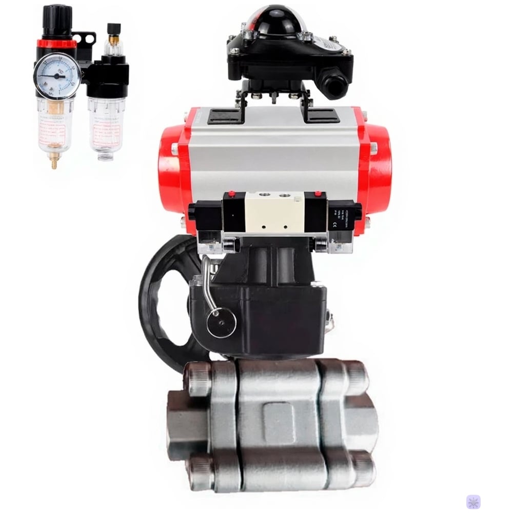 Изображение товара Кран шаровой DN50 316-PTFE-FP-SW-ISO-H под приварку, PN63, 204°C, прямая