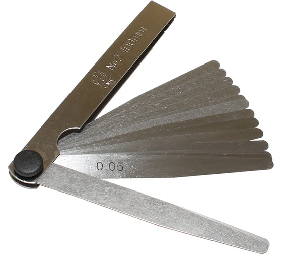 Изображение товара Набор щупов CNIC №2 0,02-0,5мм кл.точн.2 L100 54324