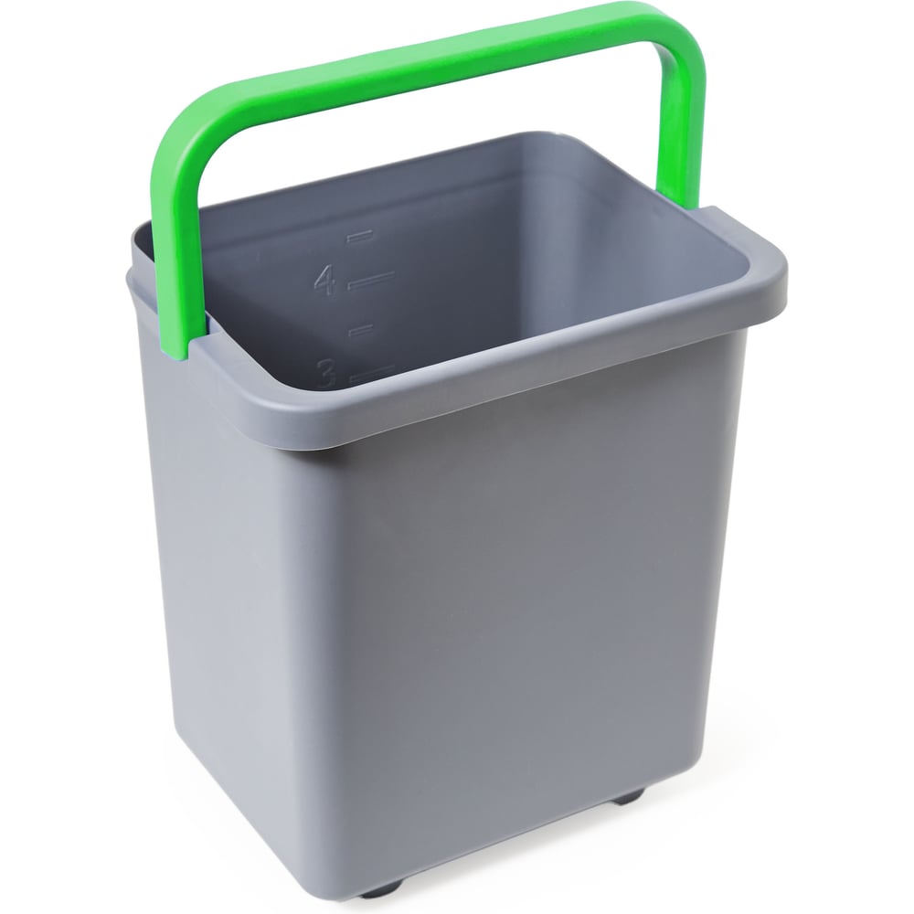 Изображение товара Ведро РОСМОП 5 л с зеленой ручкой B-5G