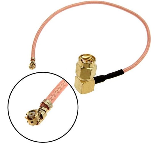 Изображение товара Высокочастотный разъем RUICHI SMA-JW-IPX-178-15CM 104915