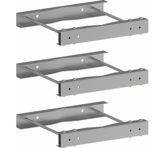 Изображение товара Усиленное крепление на опору АМАДОН до 420мм, ширина термошкафа 630мм, шпилька М16, комплект 3шт. КМА-4А-3