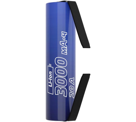 Изображение товара Аккумулятор КОСМОС 18650 Li-ion 3000 mAh без защиты с выводами под пайку, 4 шт шринк, KOC18650Li30PAS4