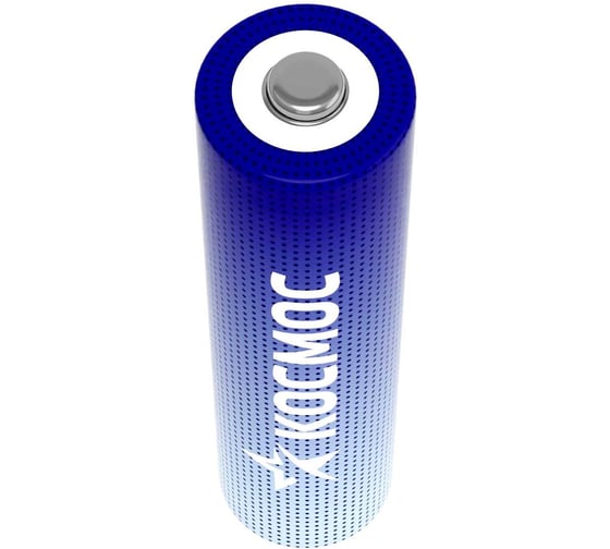 Изображение товара Аккумулятор КОСМОС 18650 Li-ion 3400 mAh без защиты, 4 шт шринк, KOC18650Li-ion34US4