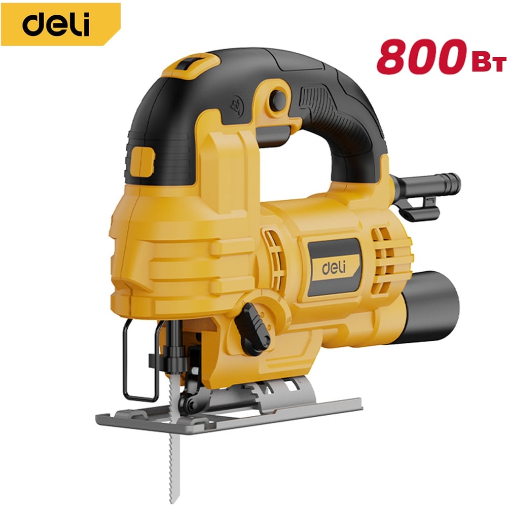 Изображение товара Лобзик электрический DELI 800Вт DC579 (маятниковый ход, фигурный рез, 6 скоростей работы) 220459