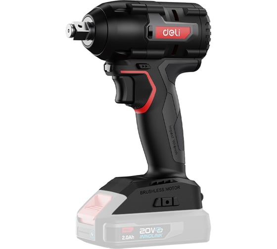 Изображение товара Профессиональный бесщеточный ударный гайковерт DELI DE-BS20-1 (Без АКБ и ЗУ, 350Нм, 0-2800 об/мин, 0-3600 уд/мин) 164343