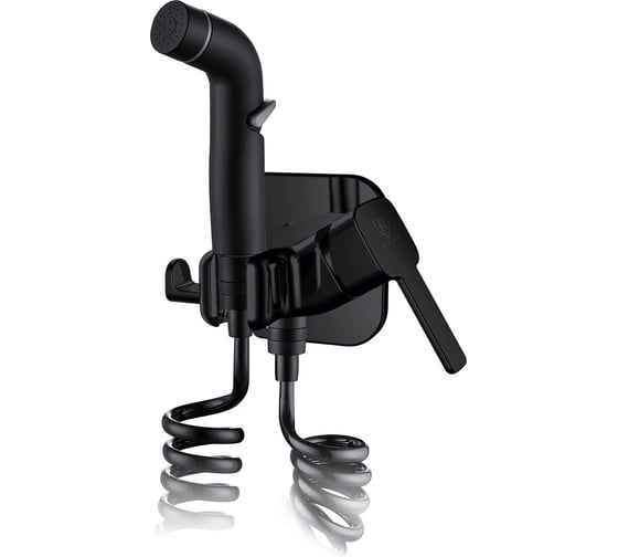 Изображение товара Встраиваемый смеситель c гигиеническим душем RUSH Capri черный CA1435-99Black