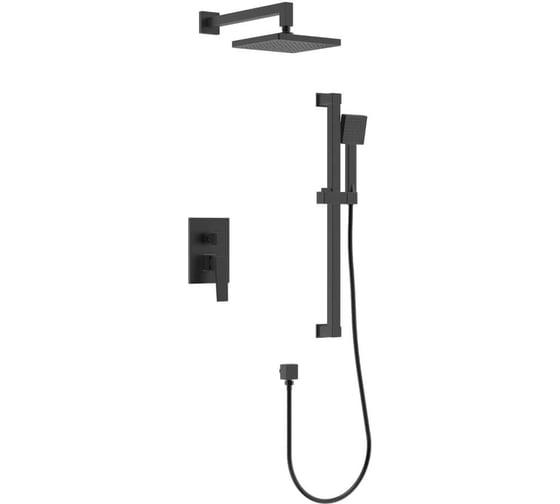 Изображение товара Встроенная душевая система RUSH Thira 2 режимная, без излива TR3635-41Black