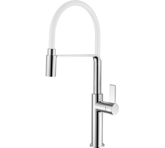 Изображение товара Смеситель для кухонной мойки RUSH с гибким изливом MS9035-35White