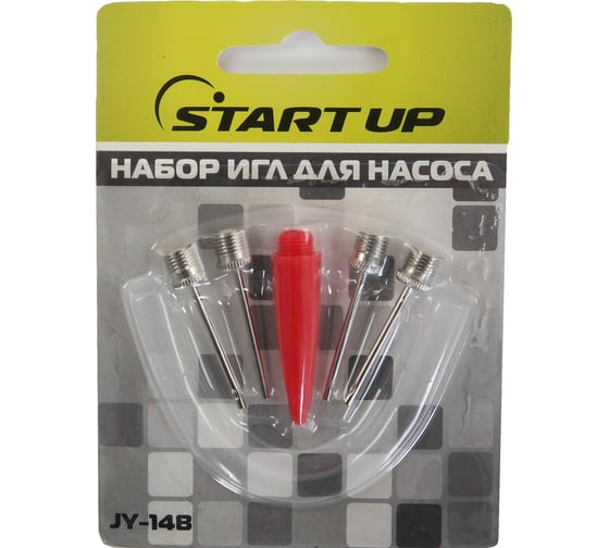 Изображение товара Набор игл для насоса Start Up JY-14B, 4 шт., переходник 8190 4607167308190