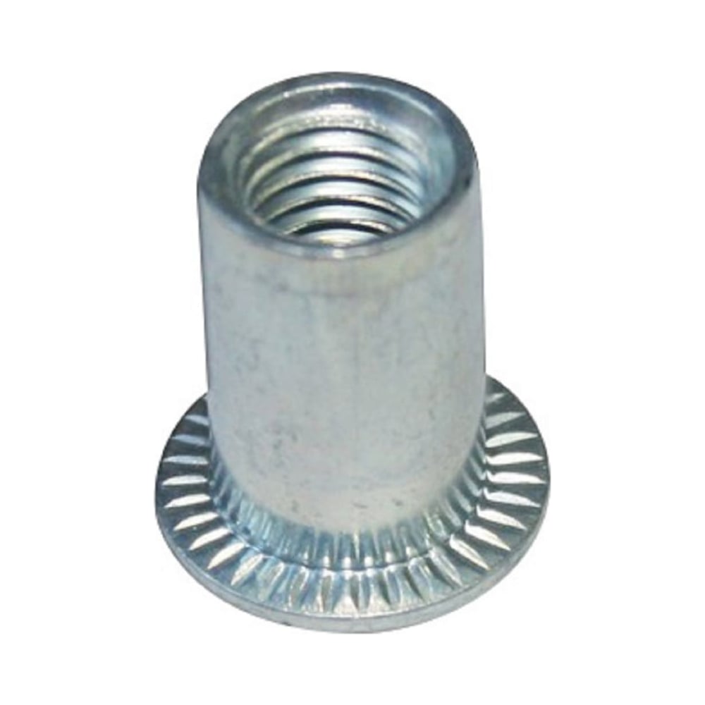 Изображение товара Заклепка-гайка ЦКИ Глобал М5 плоская, рифленая, A2 REX 50 шт. 50828