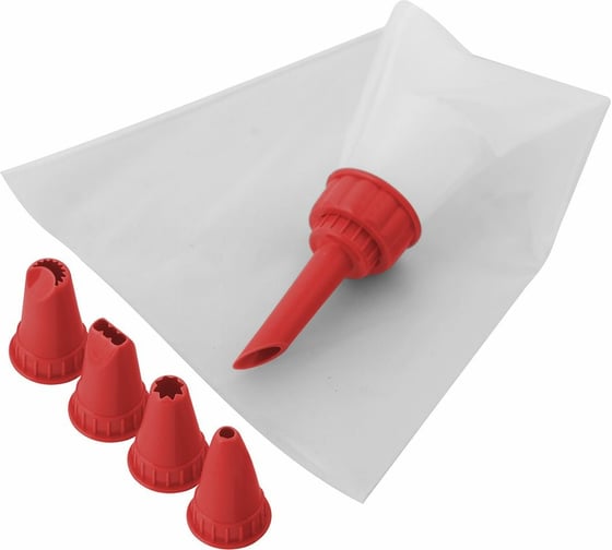 Изображение товара Декоратор для крема МУЛЬТИДОМ с 5 насадками 3 цвета AN80-237