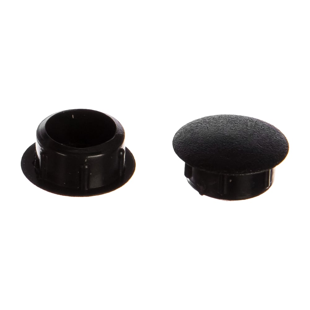 Изображение товара Заглушка ЦКИ Глобал D10 черная, 50 шт. 5073