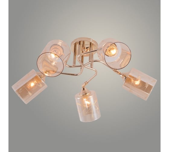 Изображение товара Люстра Росток XA1631A/5 FGD золото 5х60W E27 d590 h250, HN25 988391313