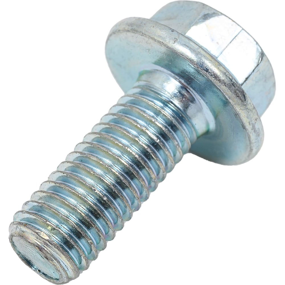 Изображение товара Болт с фланцем ЦКИ Глобал DIN 6921, М10х25 8.8, Ц, уп. 25 шт. 62890