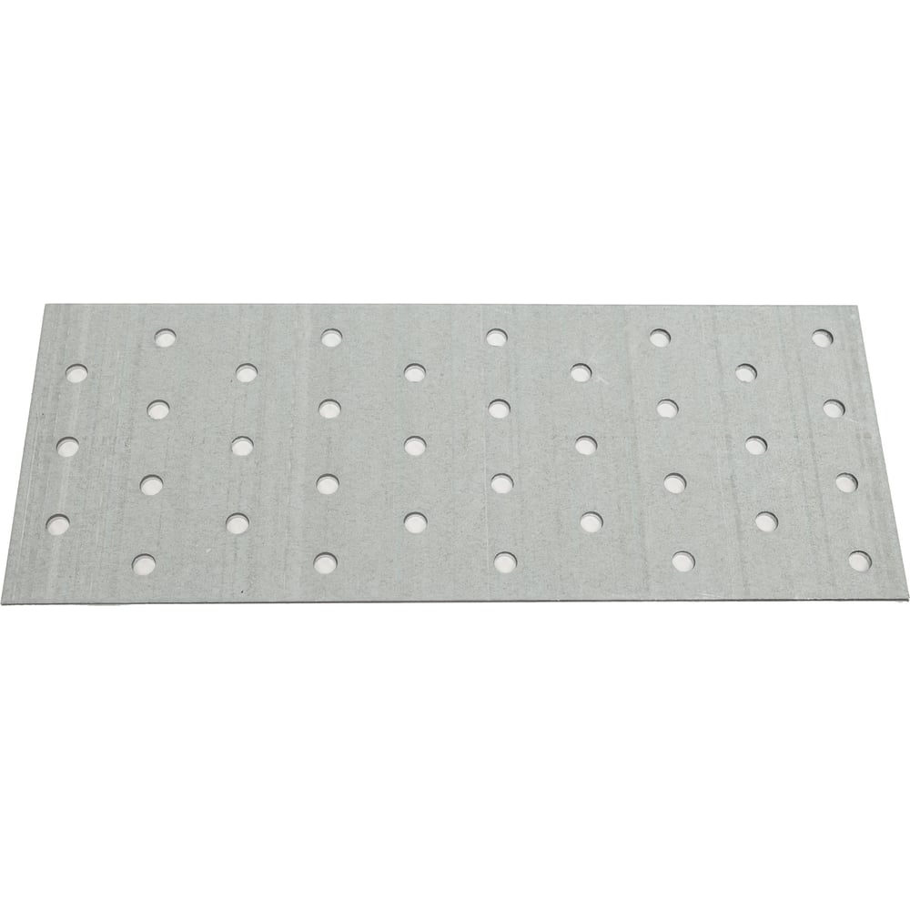 Изображение товара Прямая перфорированная пластитна ЦКИ Глобал 80x200x2, отверстия одинакового диаметра, цинк, 5 шт. 25348