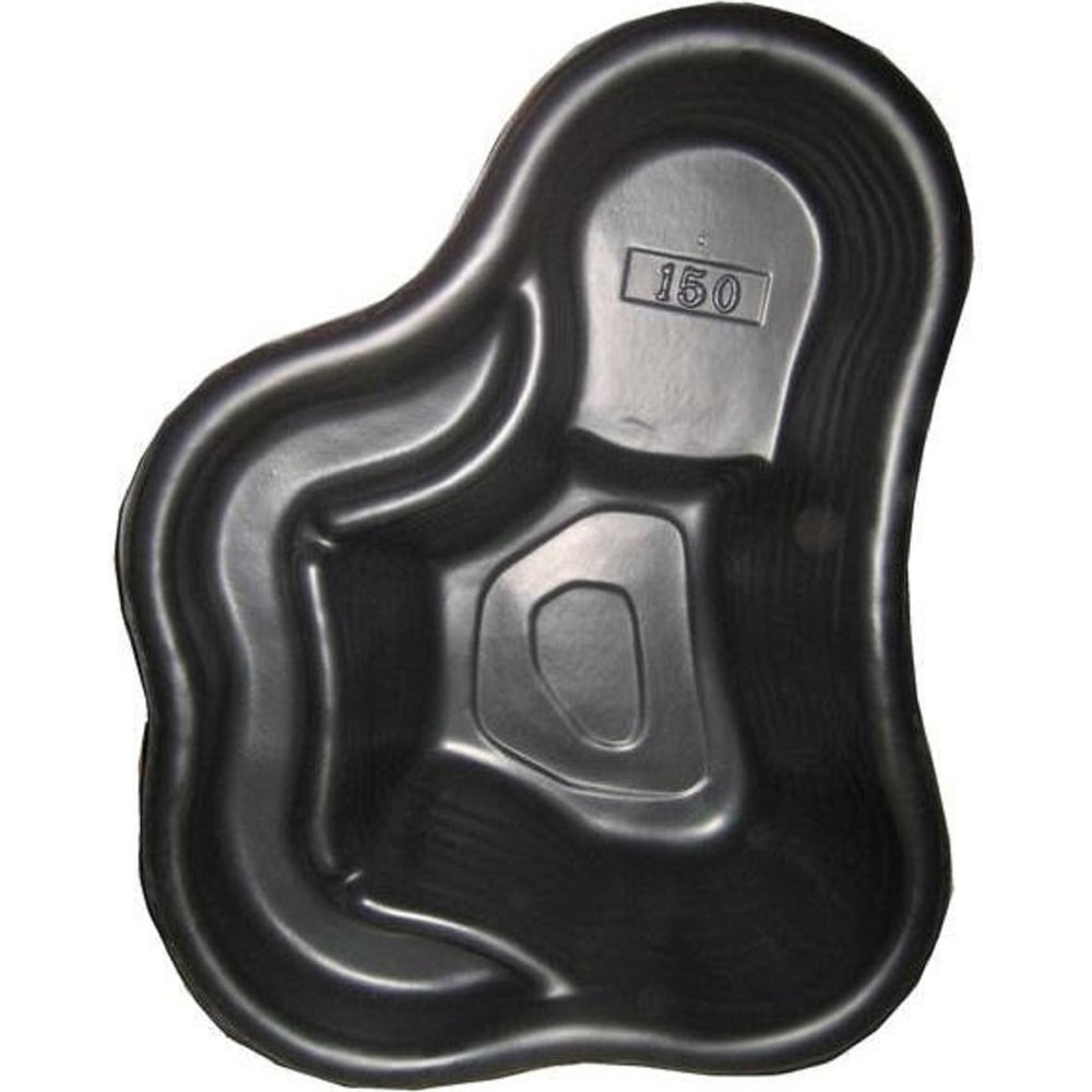 Изображение товара Декоративный садовый пруд прочный 150 л, 120x90x40 см, черный GLQ ДжиЭлКью 150