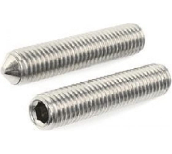 Изображение товара Винт установочный ЦКИ Глобал  DIN914 М2.5x10 A2 HEX 1.3 100 шт. 29429