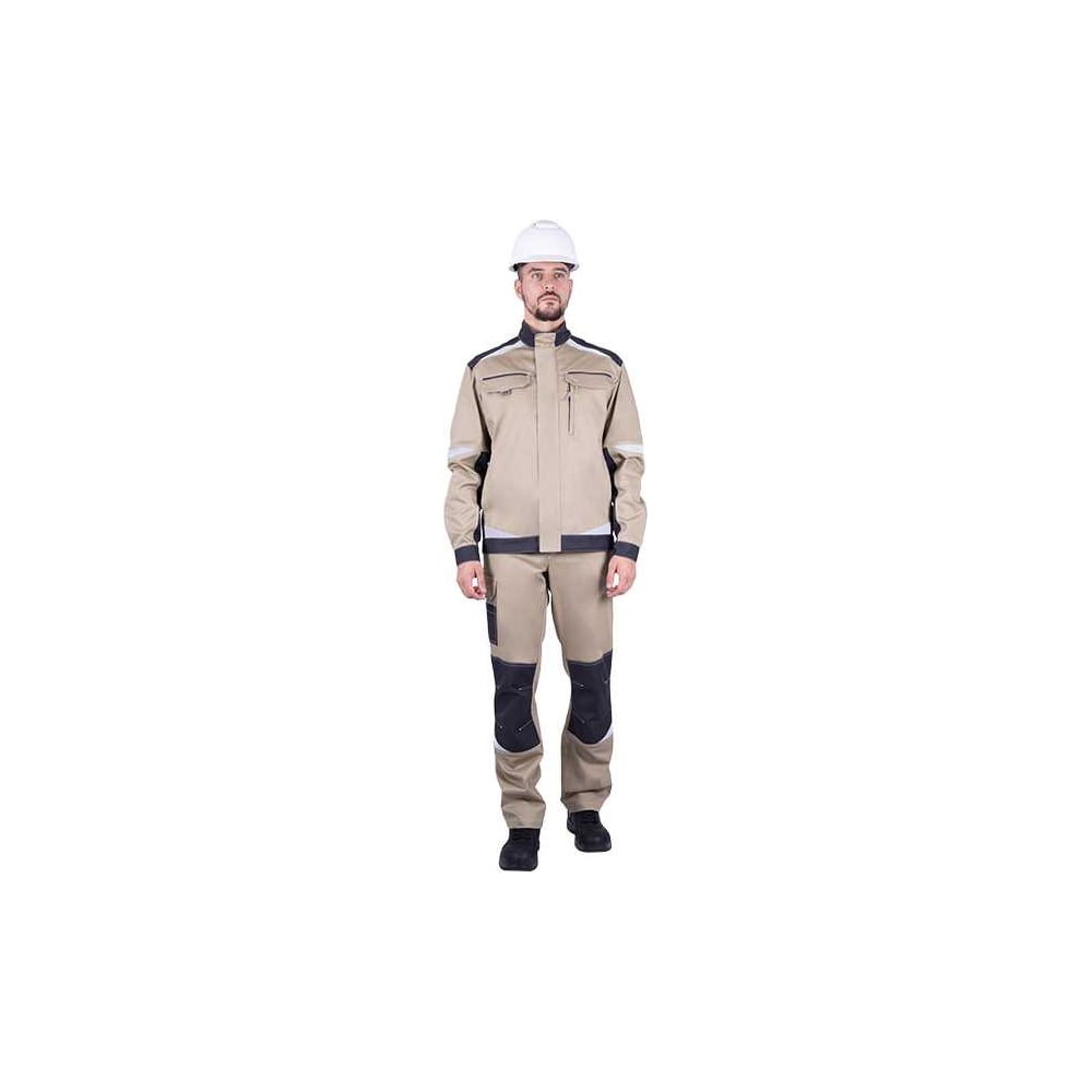 Куртка Iform ТУРБО SAFETY летняя, бежевый-т.серый (120-124, 194-200) Кур 402/120/194