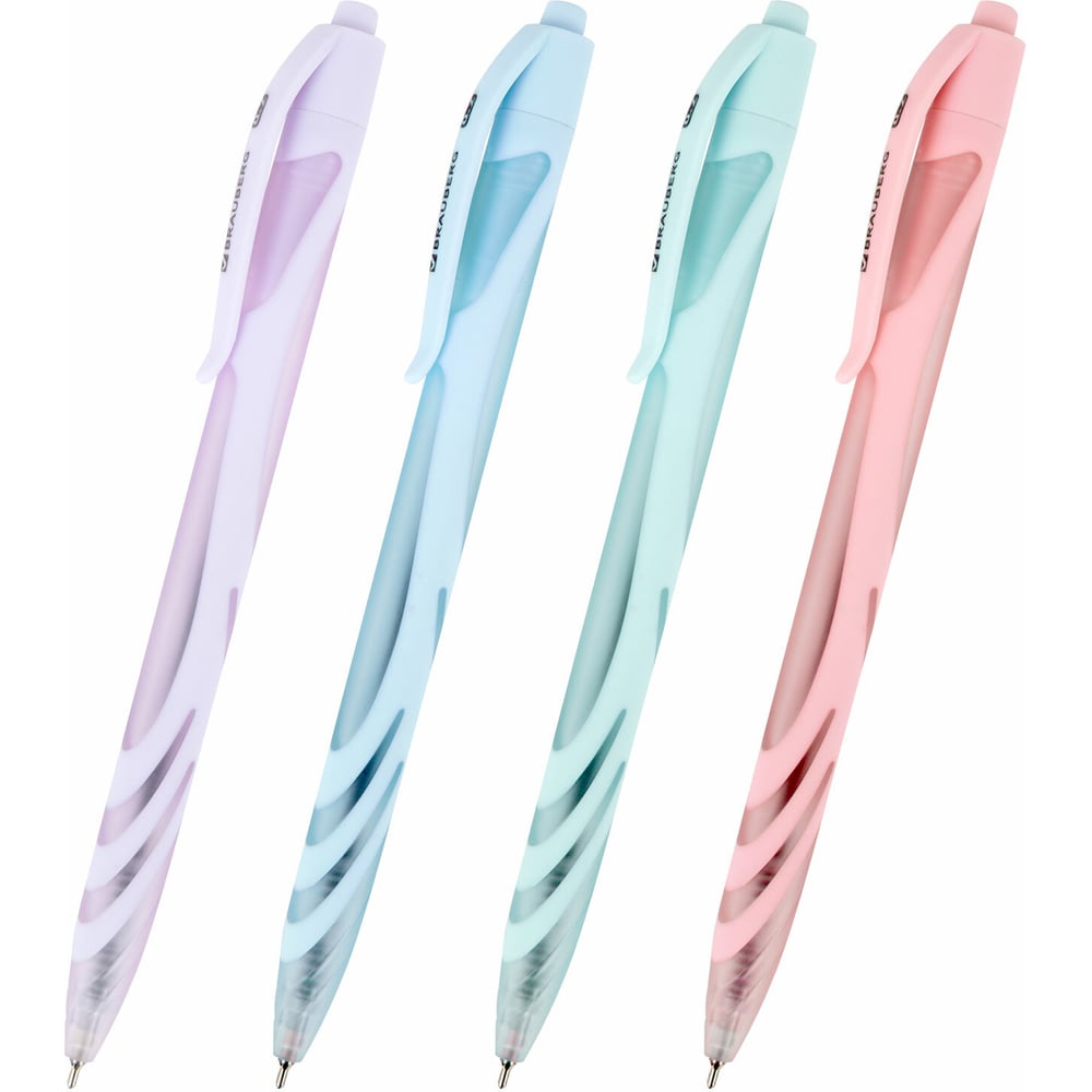 Изображение товара Ручка шариковая автоматическая BRAUBERG ULTRA COLOR PASTEL, soft-touch, СИНЯЯ, линия 0,35мм, КОМПЛЕКТ 24 шт., 144204 Изображение товара Ручка шариковая автоматическая BRAUBERG ULTRA COLOR PASTEL, soft-touch, СИНЯЯ, линия 0,35мм, КОМПЛЕКТ 24 шт., 144204