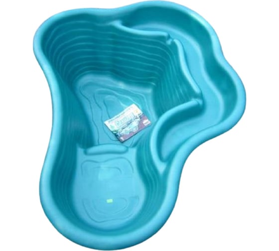 Изображение товара Декоративный садовый пруд прочный 150 л, 120x90x40 см, цветной GLQ ДжиЭлКью цветной