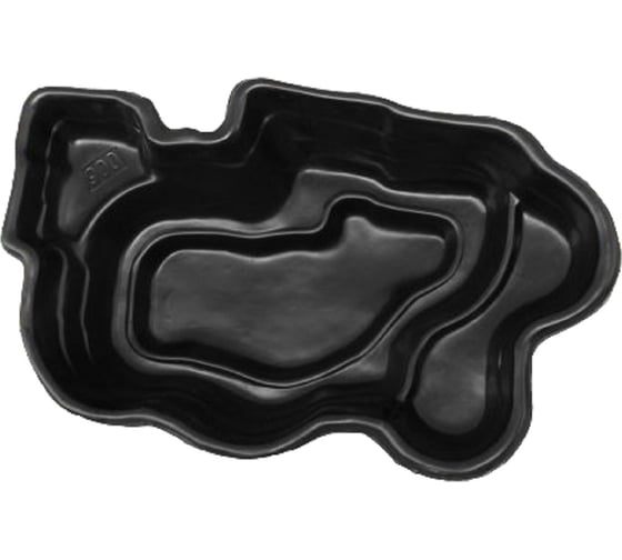 Изображение товара Декоративный садовый пруд прочный 900 л, 250x150x60 см, черный GLQ ДжиЭлКью 900