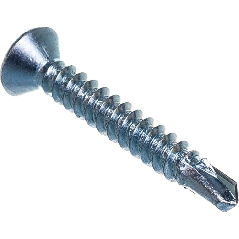 Изображение товара Саморез ЦКИ Глобал DIN 7504-o 6.3x19 мм, сверлоконечный, цинк, 100 шт. 12422
